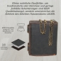 Preview: flevado Herrengeldbörse Echt Leder RFID Schutz Hochformat